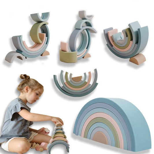 Over the Silicone Rainbow Stacker - Her Mighty Mind